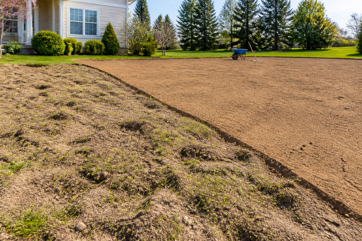 How to Fix a Bumpy or Uneven Lawn Before Installing New Sod